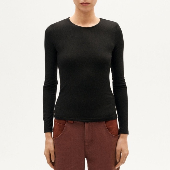 THINKING MU Brisa Top Black - Picture 1 of 3